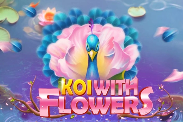 Koi With Flowers